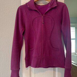 Lululemon Scuba Hoodie in Magenta size 8